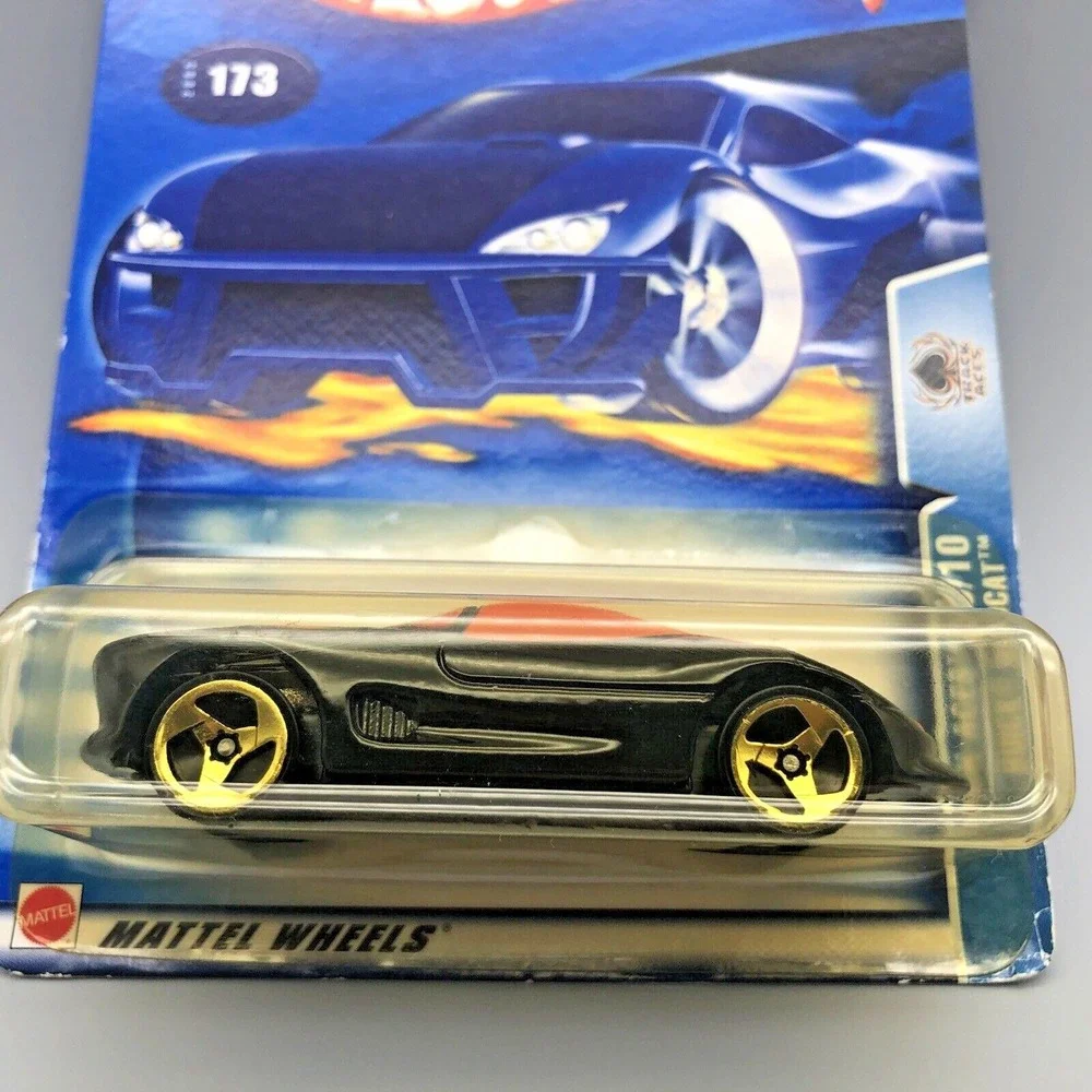 Hot Wheels Track Aces Buick Wildcat Black Car Diecast 1/64 Scale Highway 35 #173